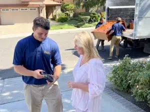 junk removal in San Juan Capistrano happy client